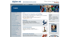 Desktop Screenshot of goepfert-ag.com